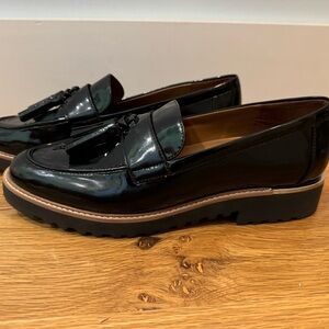 FRANCO SARTO
Women's Carolynn Black Patent, Lug Sole Loafers